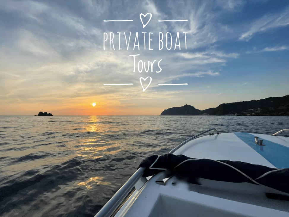 private boat trips Corfu island