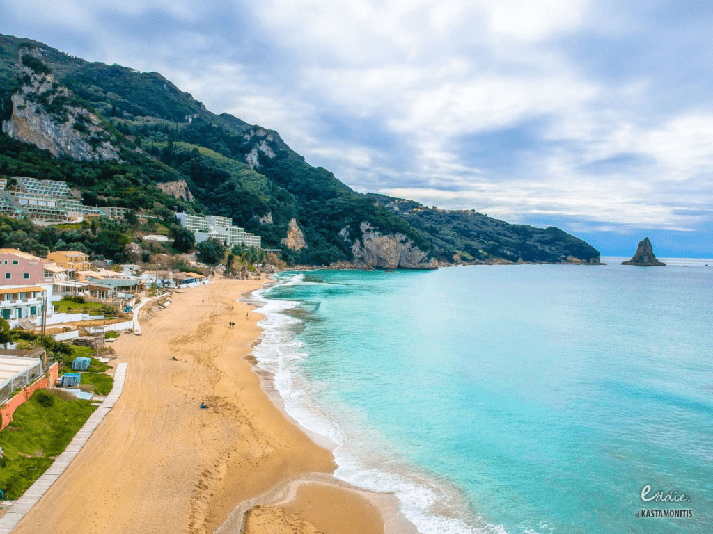 Popular beaches near Corfu Town - Agios Gordios Beach