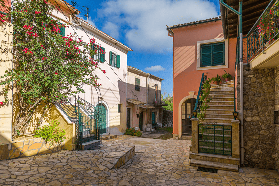 Sinarades village, Corfu island, Greece, the best holidays ever!