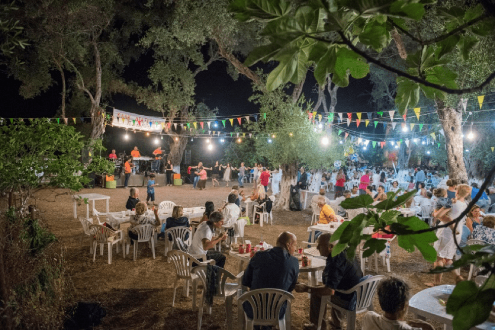 Festivals in the villages,Sinarades village Corfu island