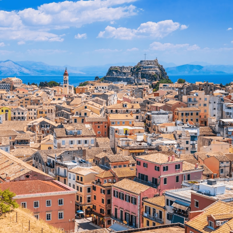 The old Corfu town.