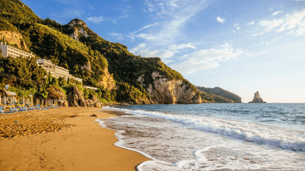 Agios Gordios Beach Corfu Island Greece