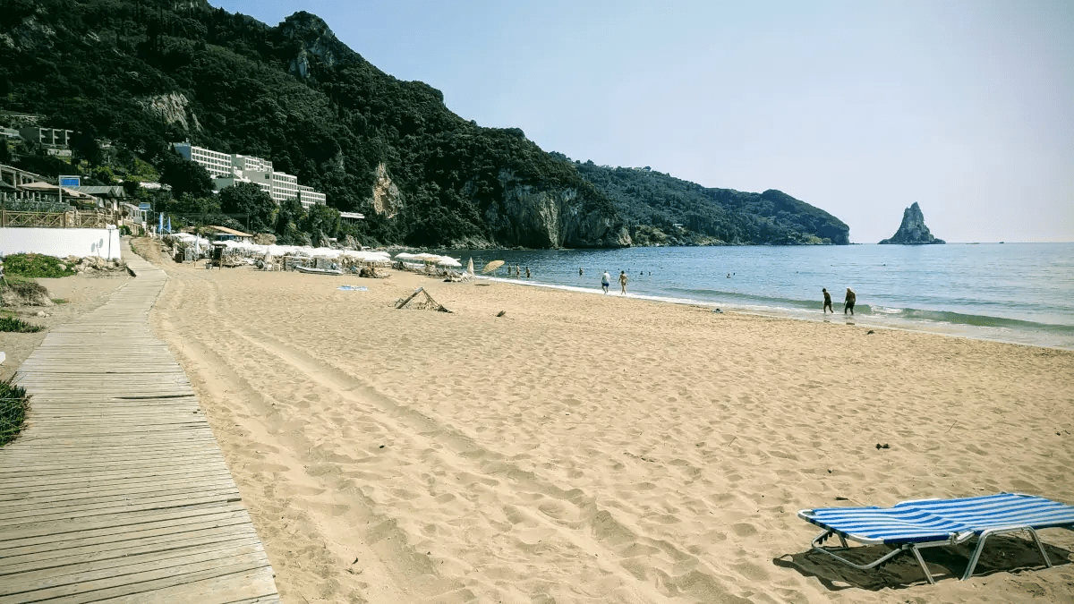 Agios Gordios Beach Corfu Island Greece